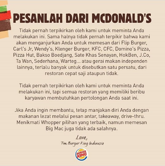 pesan burger king