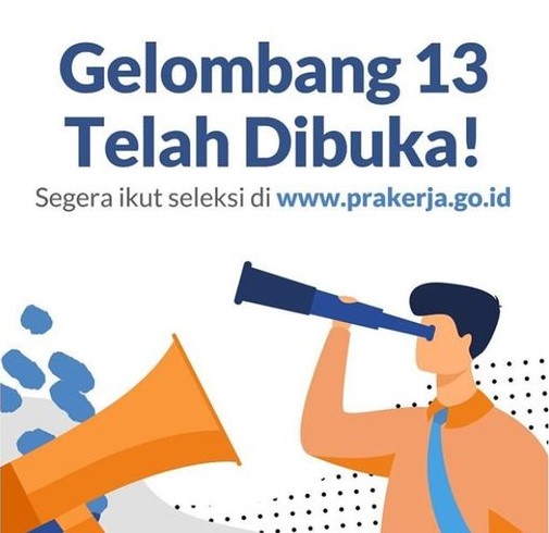 pembukaan kartu prakerja gelombang 13