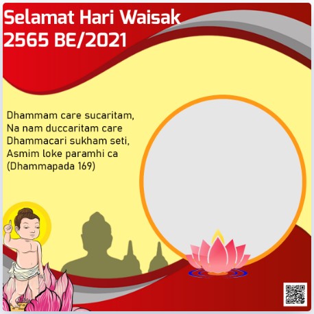 Twibbon Hari Vesak 2565 BE-2021