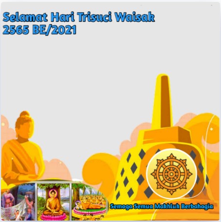 Twibbon Hari Waisak 2565 BE