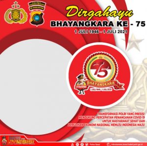 Twibbon HUT Bhayangkara 2021