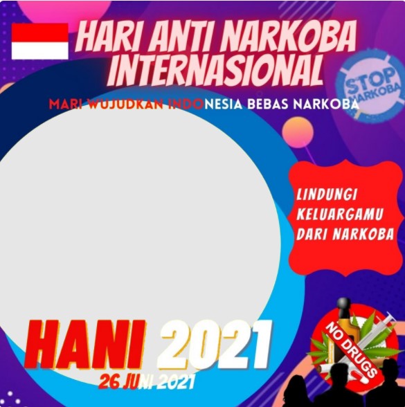 twibbon hari anti narkoba internasional