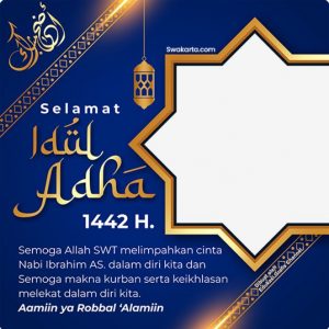 1. Twibbon Hari Raya Idul Adha 2021