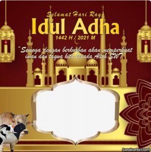 13. Desain Twibbon Ucapan Hari Raya Idul Adha