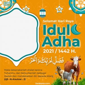 9. Bingkai Twibbon Hari Raya Idul Adha 2021