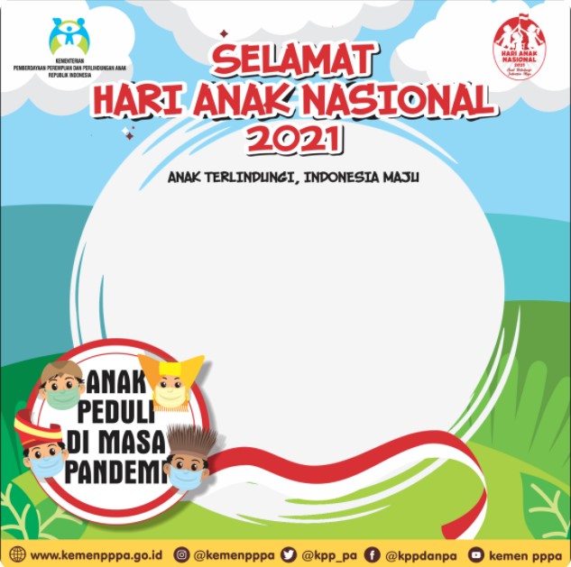 Twibbon hari anak nasional 2021 Kemenpppa