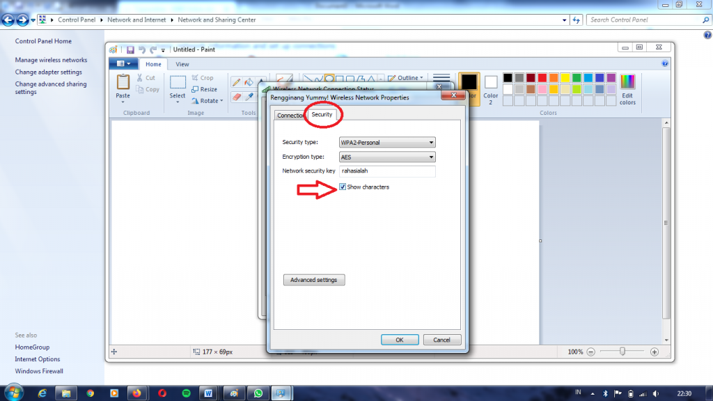 cara melihat password wifi di PC 5