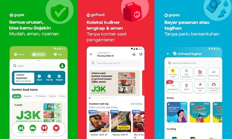 aplikasi ojek online terbaik