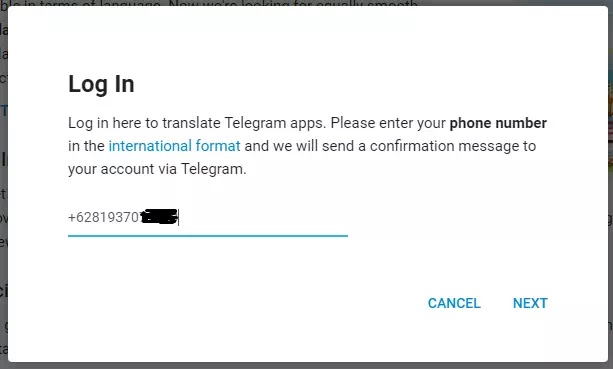 membuat setlang telegram