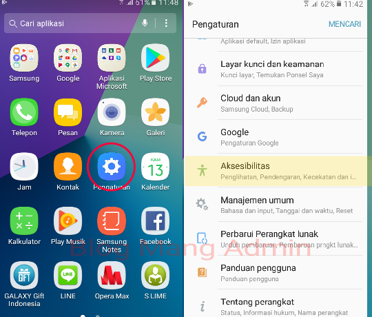 Menonaktifkan Talkback Oppo