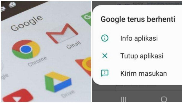 mengatasi google terus berhenti