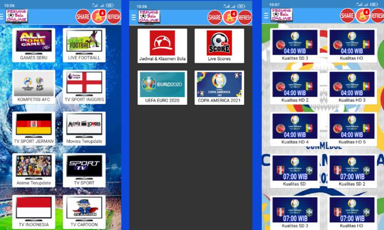 aplikasi live streaming bola gratis