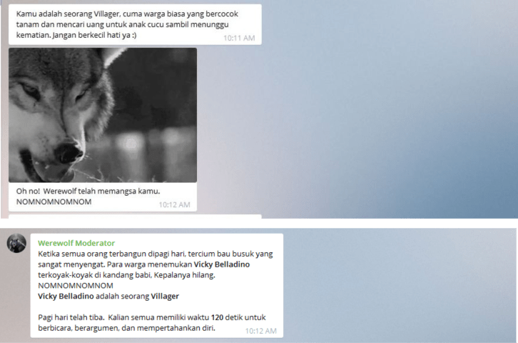 ganti bahasa warewolf telegram