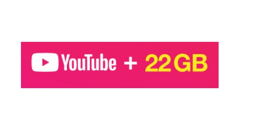 tri 22gb unlimited Youtube