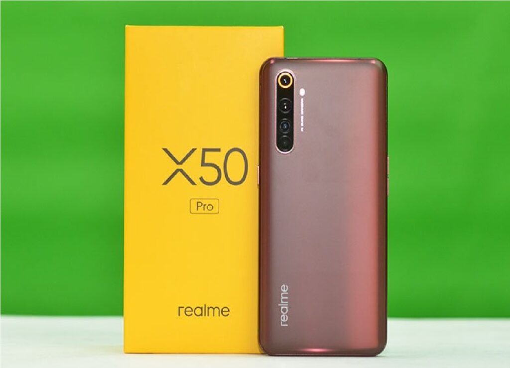 cara screenshot realme x50