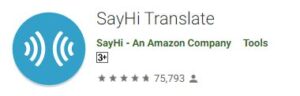 sayhi translate