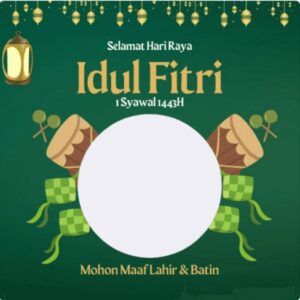 twibbon ucapan lebaran idul fitri 1442h