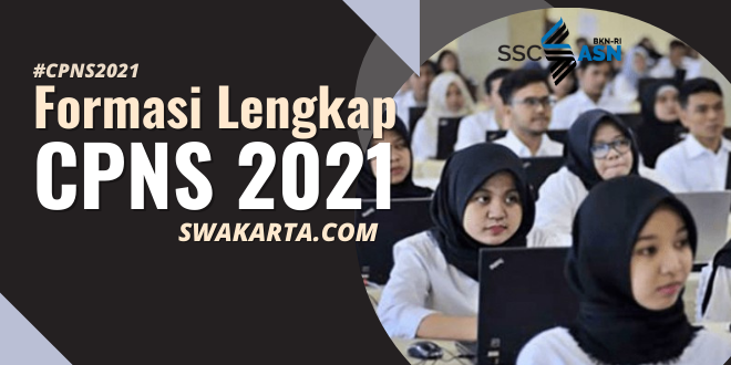 FORMASI PENERIMAAN CPNS 2021