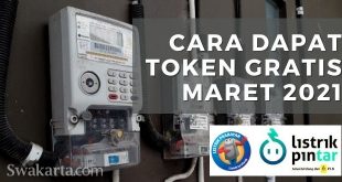 Cara Dapat Token Gratis Maret 2021