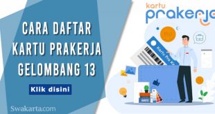 prakerja gelombang 13 dibuka