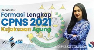 Formasi CPNS 2021 Kejaksaan Agung