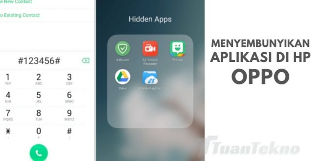 Menyembunyikan aplikasi di HP Oppo