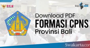 Formasi CPNS 2021 Provinsi Bali