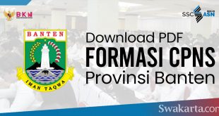 Formasi CPNS 2021 Provinsi Banten