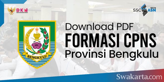 Formasi CPNS 2021 Provinsi Bengkulu