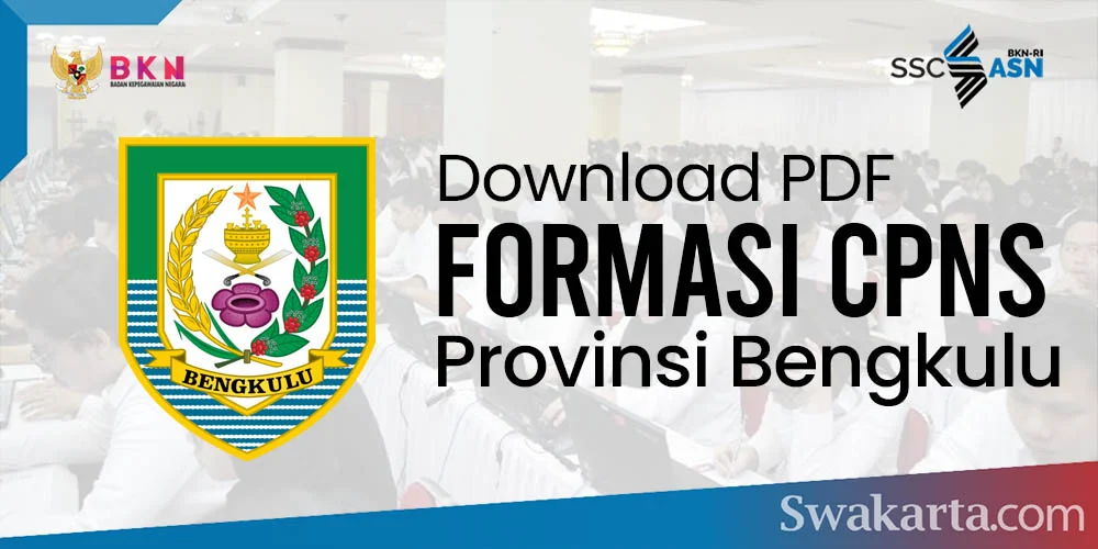 Formasi CPNS 2021 Provinsi Bengkulu