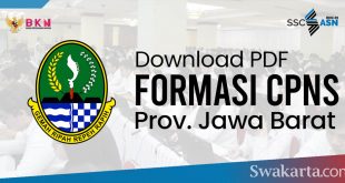 Formasi CPNS 2021 Provinsi Jawa Barat