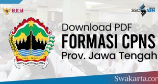 Formasi CPNS 2021 Provinsi Jawa Tengah