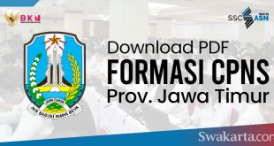 Formasi CPNS 2021 Provinsi Jawa Timur
