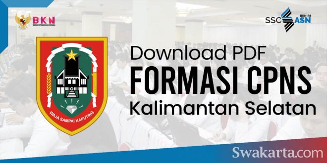 Formasi CPNS 2021 Provinsi Kalimantan Selatan