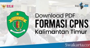 Formasi CPNS 2021 Provinsi Kalimantan Timur
