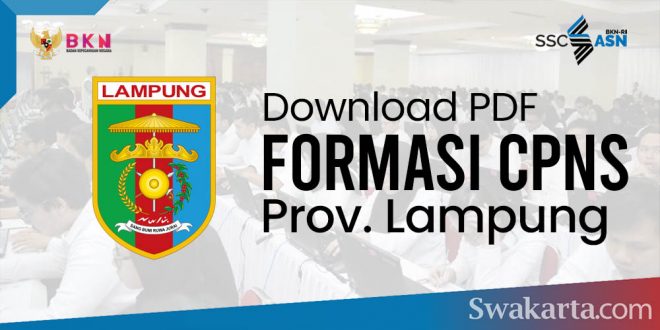 Formasi CPNS 2021 Provinsi Lampung