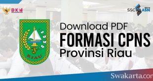 Formasi CPNS 2021 Provinsi Riau