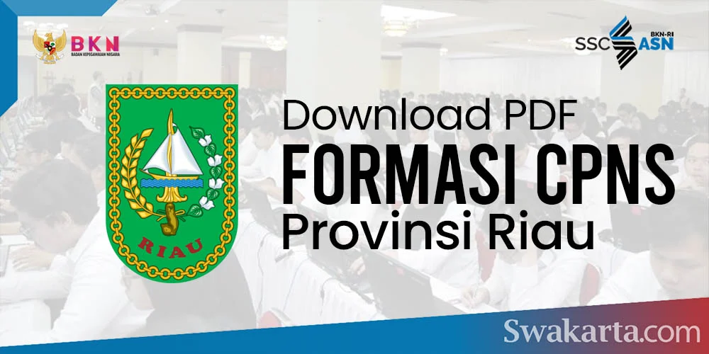 Formasi CPNS 2021 Provinsi Riau