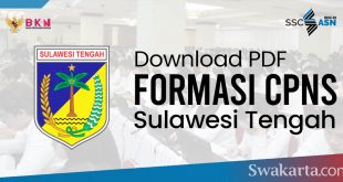 Formasi CPNS 2021 Provinsi Sulawesi Tengah
