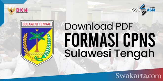 Formasi CPNS 2021 Provinsi Sulawesi Tengah
