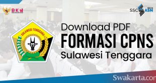 Formasi CPNS 2021 Provinsi Sulawesi Tenggara