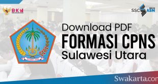 Formasi CPNS 2021 Provinsi Sulawesi Utara
