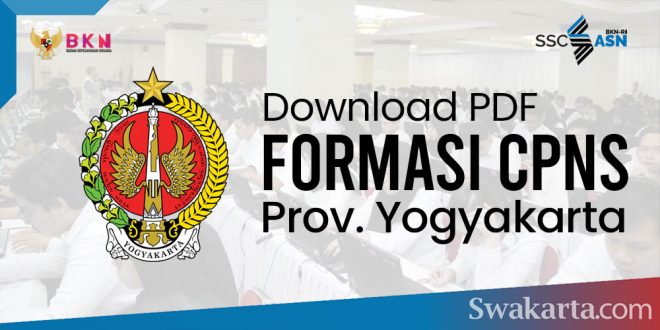 Formasi CPNS 2021 Provinsi Yogyakarta