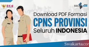 Formasi CPNS 2021 Seluruh Provinsi Indonesia