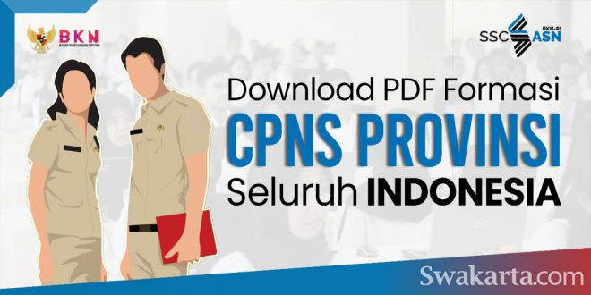 Formasi CPNS 2021 Seluruh Provinsi Indonesia