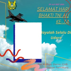 Twibbon Hari Bhakti TNI Aangkatan Udara ke 74