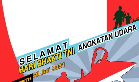 Twibbon Memperingati Hari Bhakti TNI AU 2021