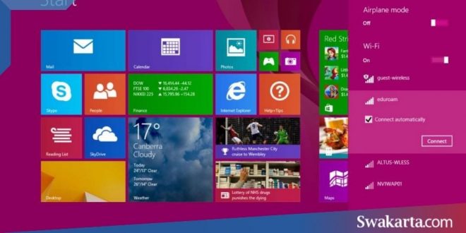 Laptop Tidak Bisa Connect Wifi Windows 8