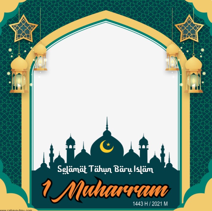 Download Twibbon Tahun Baru 1 Muharram 1443h Gratis