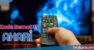 kode remot tv Akari